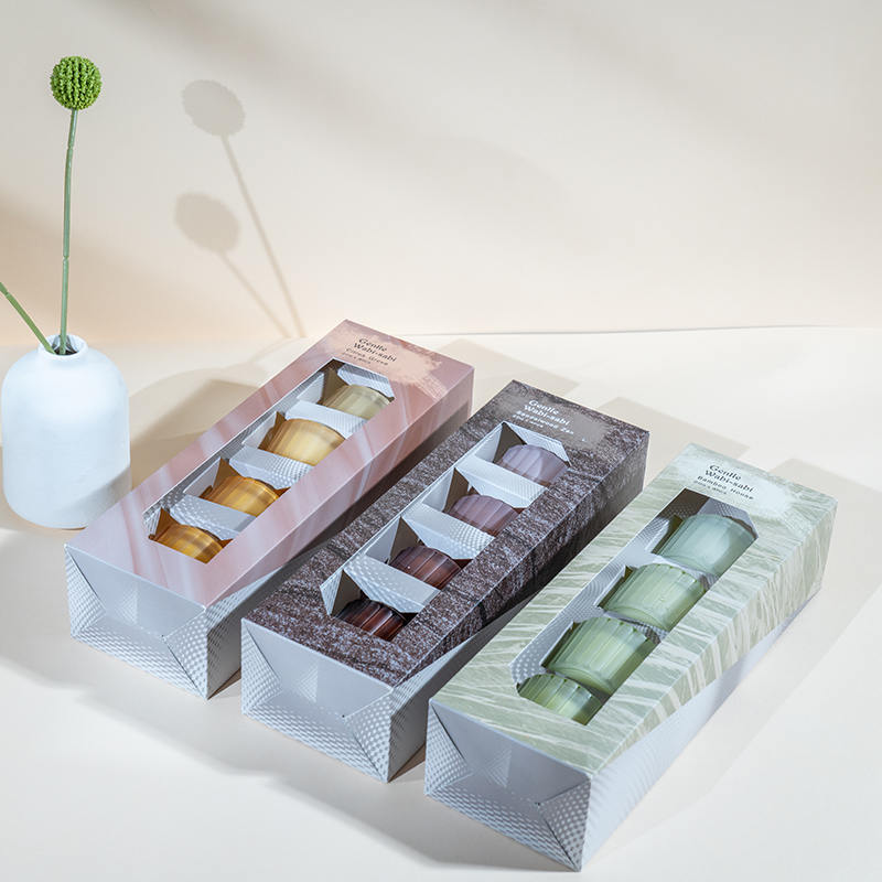 Set of 4 vertical striata parva nanum vitreum cereum cyathos