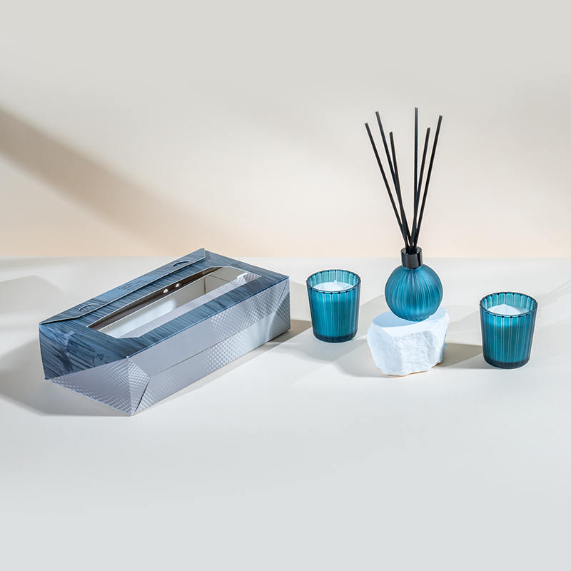 Vertical striata parva vitreola candelis odorata x2