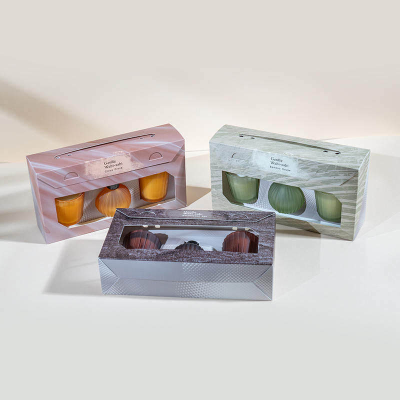 Vertical striata parva vitreola candelis odorata x2