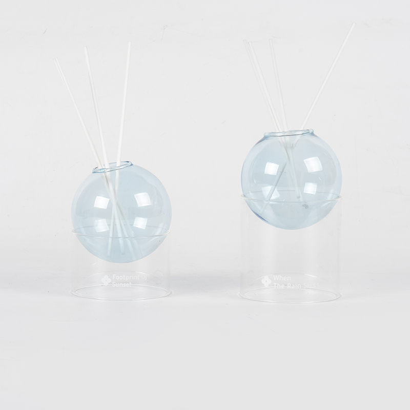 Basis vitrea clara, globulus vitreus typus aromatherapy calamus diffundens