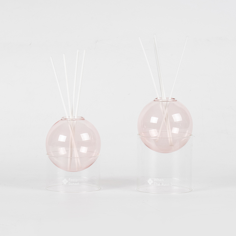 Basis vitrea clara, globulus vitreus typus aromatherapy calamus diffundens