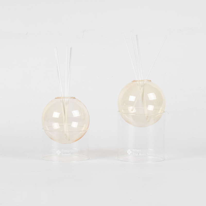 Basis vitrea clara, globulus vitreus typus aromatherapy calamus diffundens