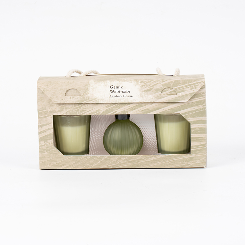 Vertical striata parva vitreola candelis odorata x2