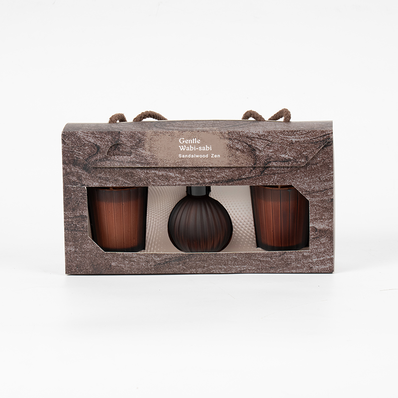 Vertical striata parva vitreola candelis odorata x2