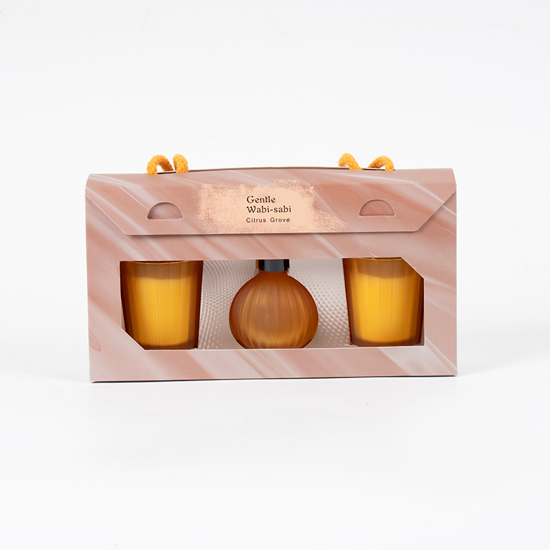 Vertical striata parva vitreola candelis odorata x2