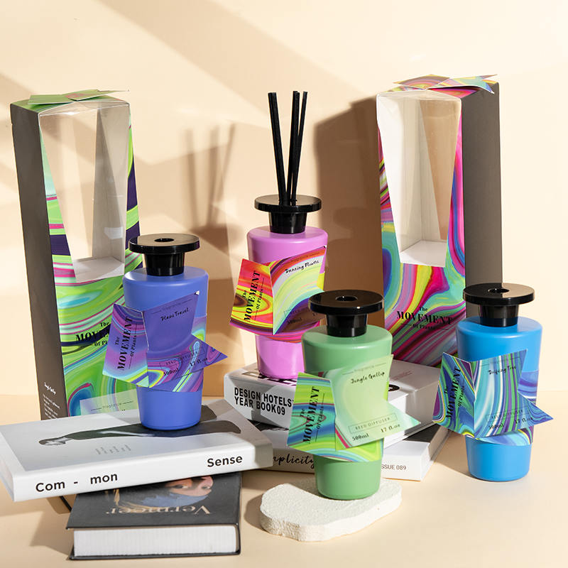 Conus vitreus clarus rotundus unguenti utrem calamum diffundens domum diffundens